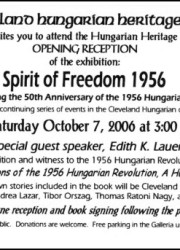 1956 Hungarian Revolution Exhibition meghivo-56sm