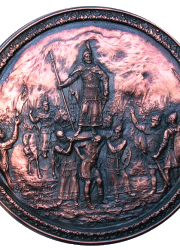 Árpád is elected Chief Arpad-pajzsra 2